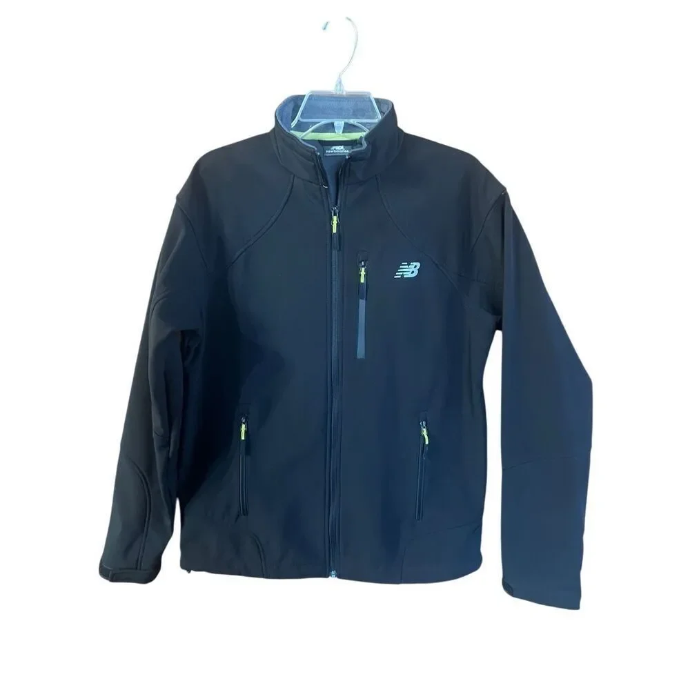 New Balance Men’s Spring-Fall Fleece Lined Bomber Jacket Sz S